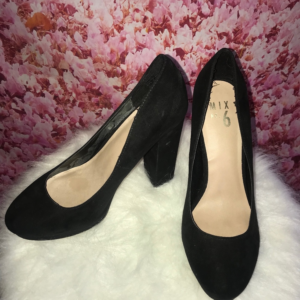 Mix #6 velvet heels